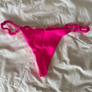 Vibrant Pink Bikini Bottom, g-string back